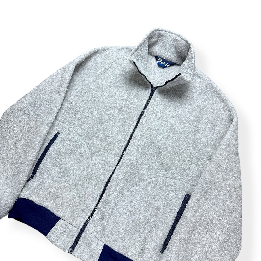 Vintage‎ Penfield Full Zip Polar Fleece Jacket Men's L Gray Made in USA - Picture 3 of 15